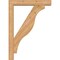 Ekena Millwork Funston Block Smooth Bracket w/ Offset Brace, Western Red Cedar, 5 1/2"W x 30"D x 42"H BKT0604X30X42FST05SWR - alternate 2